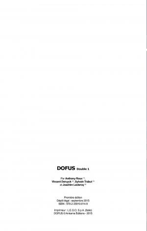 Dofus 1  Volumes doubles (Ankama Manga) photo 3