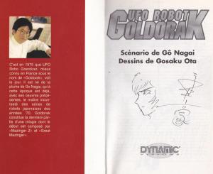 Go NAGAI - Goldorak (Nagai - Ota) #1
