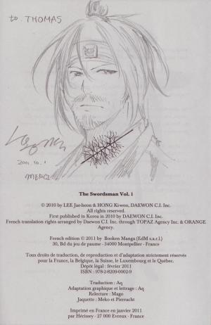 Ki-woo HONG - The Swordsman #1