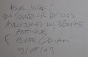 Fran�ois CORTEGGIANI - L'horus de Nékhen #1