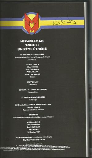 Alan DAVIS - Miracleman #1