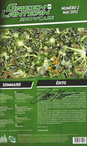 Peter TOMASI - Green Lantern Showcase #2