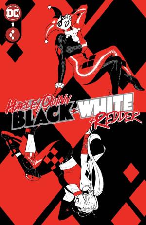Harley Quinn - Black + White + Redder
