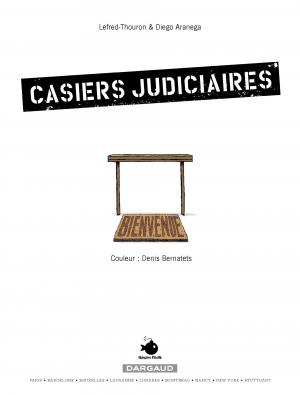 Casiers judiciaires 1 1 simple (dargaud) photo 1