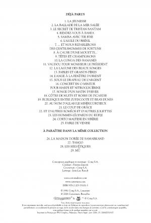 Corto Maltese 1 La jeunesse simple (casterman bd) photo 3