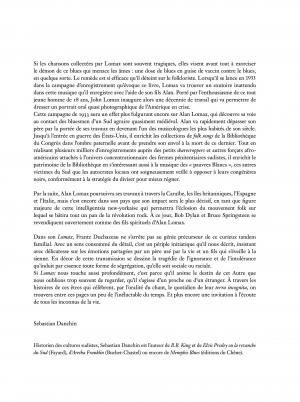 Lomax, collecteurs de Folk songs  Lomax, collecteurs de Folk song simple (dargaud) photo 3