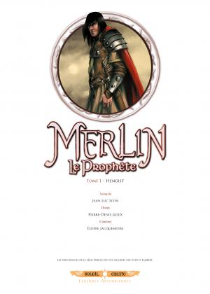 Merlin - Le prophète 1 Hengist Simple 2011 (soleil bd) photo 1