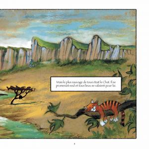 Le Chat qui s'en va tout seul, d'aprés Rudyard Kipling  Le Chat qui s'en va tout seul, d'aprés Rudyard Kipling simple (delcourt bd) photo 6