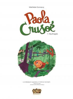 Paola Crusoé 1 Naufragée simple (glénat bd) photo 4