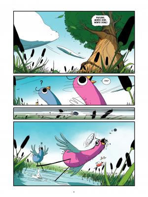 Pistouvi - Le pays des grands oiseaux 1 Avant les saisons simple colorisée (dargaud) photo 3