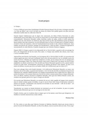 La voie du sabre 1 Les  cendres de l'enfance simple (glénat bd) photo 5