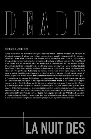 Deadpool - La Nuit des Morts-Vivants  LA NUIT DES MORTS-VIVANTS TPB hardcover (cartonnée) - Marvel Dark (Panini Comics) photo 3