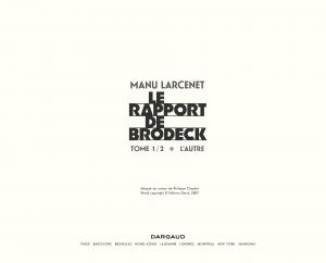 Le rapport de Brodeck 1 Le Rapport de Brodecr simple (dargaud) photo 2