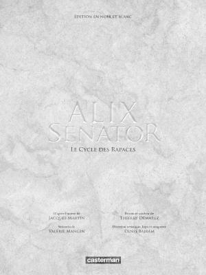 Alix senator 1 Le cycle des rapaces Intégrale (Noir et blanc) (casterman bd) photo 1