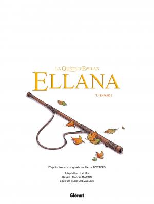 Ellana 1 Enfance simple (glénat bd) photo 4