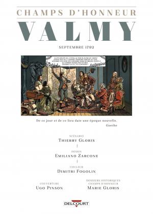 Champs d'honneur 1 Valmy - Septembre 1792 simple (delcourt bd) photo 2