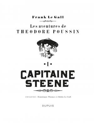 Théodore Poussin 1 Capitaine Steene Réédition 2016 (dupuis) photo 1