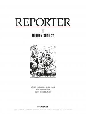Reporter 1 Bloody Sunday simple (dargaud) photo 2