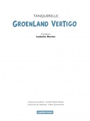 Groenland Vertigo   simple (casterman bd) photo 2