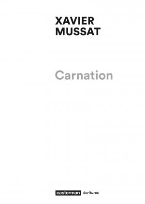 Carnation   Réédition 2017 (casterman bd) photo 4