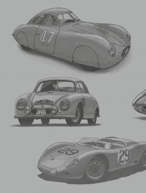 Les grandes victoires Porsche 1 1952-1968 simple (glénat bd) photo 1