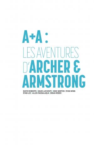 A+A - Les aventures d’Archer et Armstrong  Couverture B Original Comics limitée à 250 exemplaires TPB hardcover (cartonnée) (Bliss Comics) photo 2