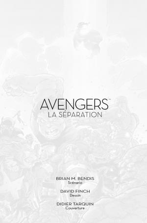 Avengers - La Séparation  La Séparation TPB Hardcover - 20 ans Panini Comics (Panini Comics) photo 1