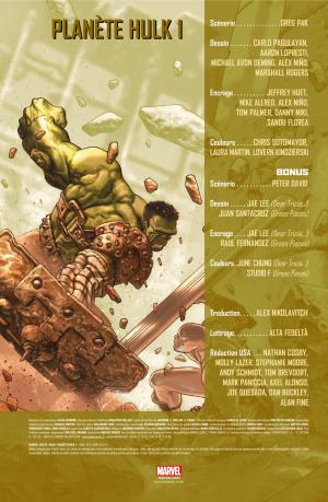 Hulk - Planète Hulk 1 Planète Hulk TPB Softcover - Marvel Select (Panini Comics) photo 4