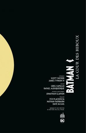 Batman - La Cour des Hiboux   TPB Hardcover - edition anniversaire 5 ans (Urban Comics) photo 4
