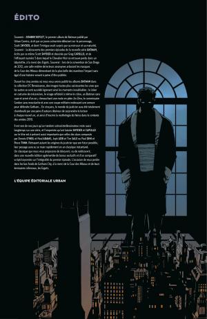 Batman - La Cour des Hiboux   TPB Hardcover - edition anniversaire 5 ans (Urban Comics) photo 5