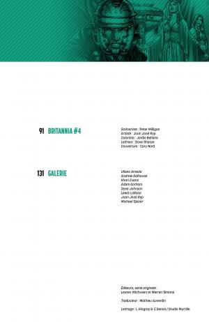 Britannia 1 Couverture A TPB hardcover (cartonnée) (bliss editions) photo 4