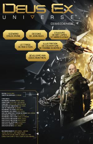 Deus Ex - Dissidence  Dissidence TPB hardcover (cartonnée) (Mana Books) photo 3