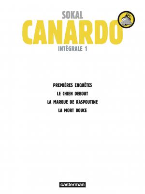 Canardo 1 Intégrale 1 Intégrale 2018 (casterman bd) photo 4