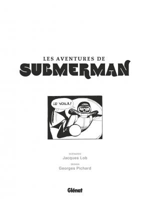 Les aventures de Submerman   simple (glénat bd) photo 4