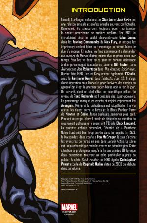 Black Panther  Qui Est La Panthère Noire ? TPB Hardcover - Marvel Deluxe - Issues V4 (Panini Comics) photo 3