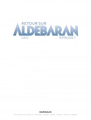 Les Mondes d'Aldébaran - Retour sur Aldébaran 1 Retour sur Aldébaran Simple (dargaud) photo 2