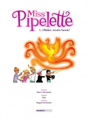 Miss pipelette 1 Tome 1 simple (bamboo) photo 2