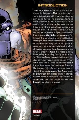 Thanos  Le Samaritain TPB Hardcover - Marvel Deluxe - Issues V1 (Panini Comics) photo 3
