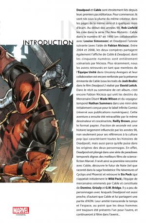 Deadpool And Cable  Fraction de Seconde TPB Hardcover  -100% Marvel (Panini Comics) photo 3