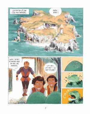 Les dragons de Nalsara 1 L'Île aux dragons Simple (bayard éditions) photo 6