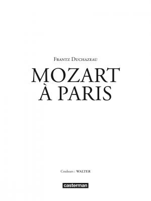 Mozart à Paris   simple (casterman bd) photo 4