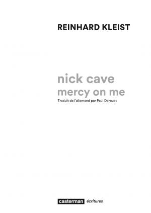 Nick Cave: Mercy on me   simple (casterman bd) photo 4