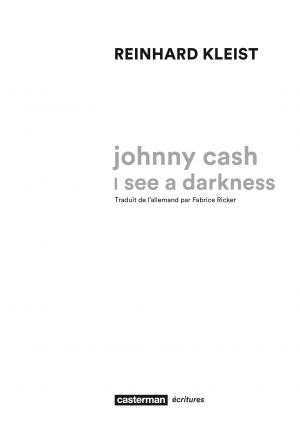 Johnny Cash: I see a darkness   simple (casterman bd) photo 4