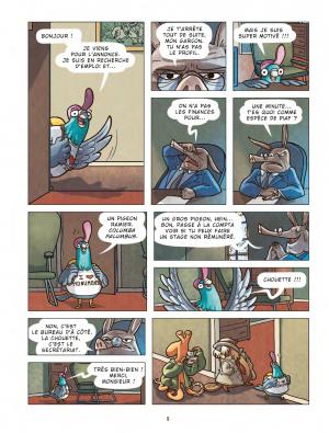 Panique au zoo  Une enquête de poulpe et castor burma Simple (delcourt bd) photo 9