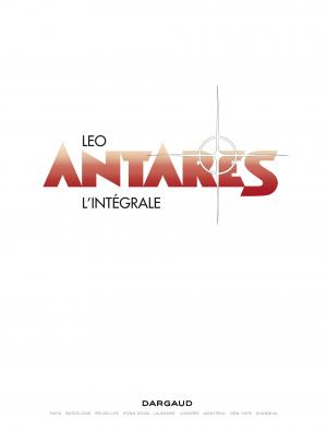 Les mondes d'Aldébaran - Antarès   Intégrale 2018 (dargaud) photo 3