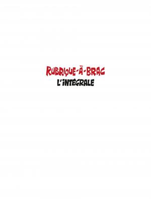 Rubrique-à-brac   Intégrale 2018 (dargaud) photo 3