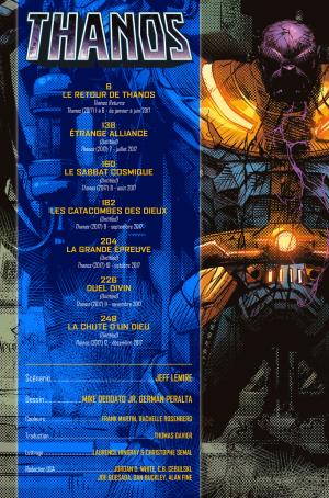 Thanos 1 LE RETOUR DE THANOS TPB Hardcover - Marvel Deluxe - Issues V2 (Panini Comics) photo 2
