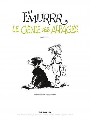 Le génie des alpages 1 Intégrale 1 - T01 à 03 Intégrale 2019 (dargaud) photo 1