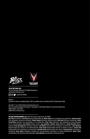 Ninjak   TPB hardcover (cartonnée) - Issues V4 (bliss editions) photo 5