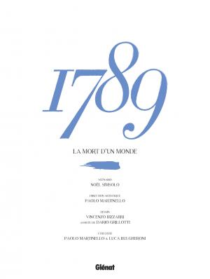 1789 - La mort d'un monde  La mort d'un monde simple (glénat bd) photo 2